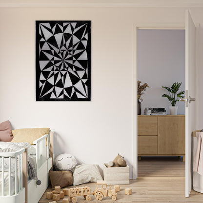FLOR DE PASCUA BEAUTIFUL - MC Escher Brushed Aluminum Print - 70x100 cm / 28x40 inches | MC Escher Aluminum Print | MC Escher Prints