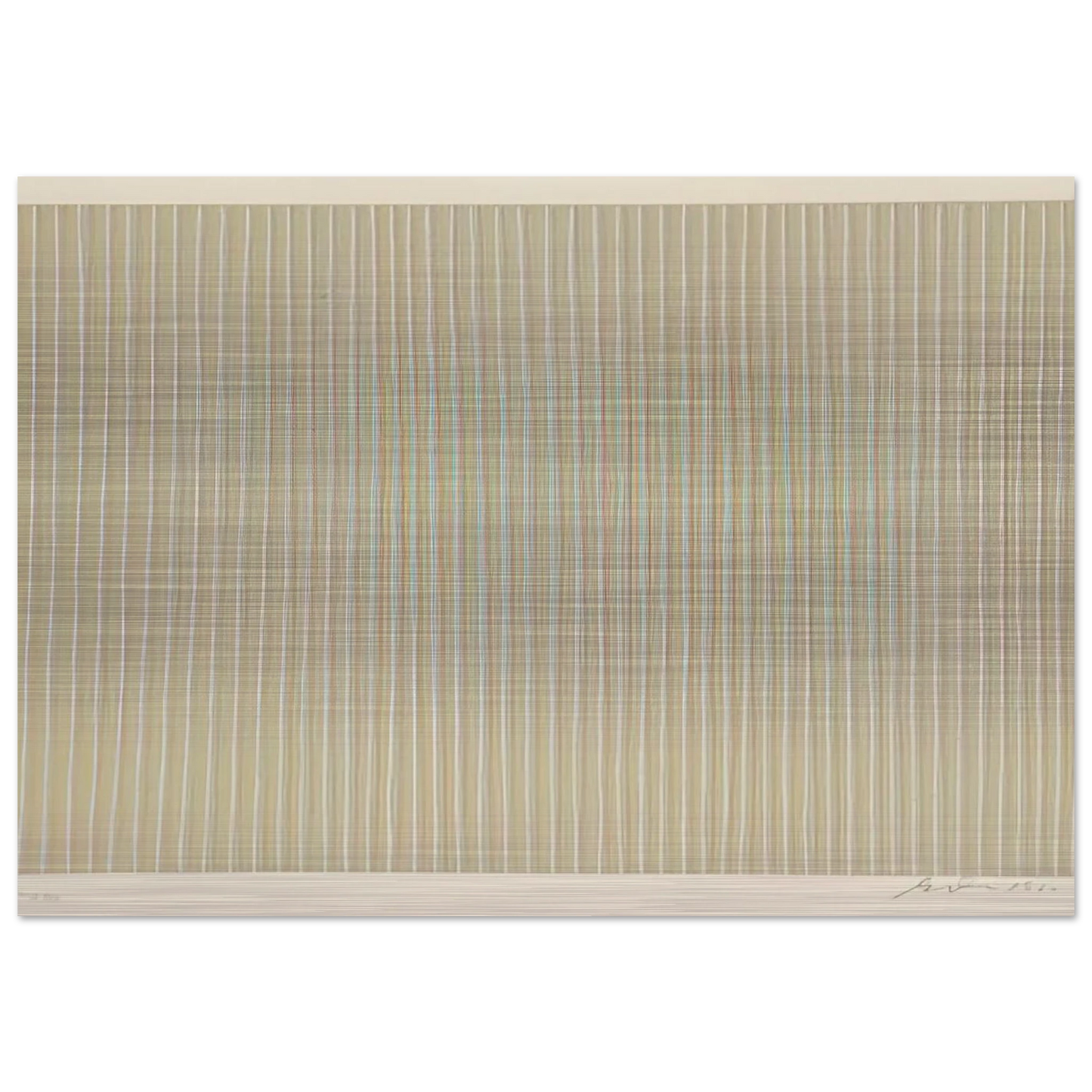 Carousel - 1980 - Gene Davis Brushed Aluminum Print - 70x100 cm / 28x40 inches | Gene Davis Aluminum Print | Gene Davis Prints