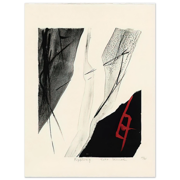 Toko Shinoda - Rippling - 1983  75x100 cm / 30x40inches Fine Art Poster