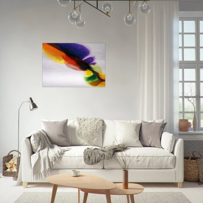 Phenomena Tibetan Flange - 1973 - Paul Jenkins Brushed Aluminum Print - 70x100 cm / 28x40 inches | Paul Jenkins Aluminum Print | Paul Jenkins Prints