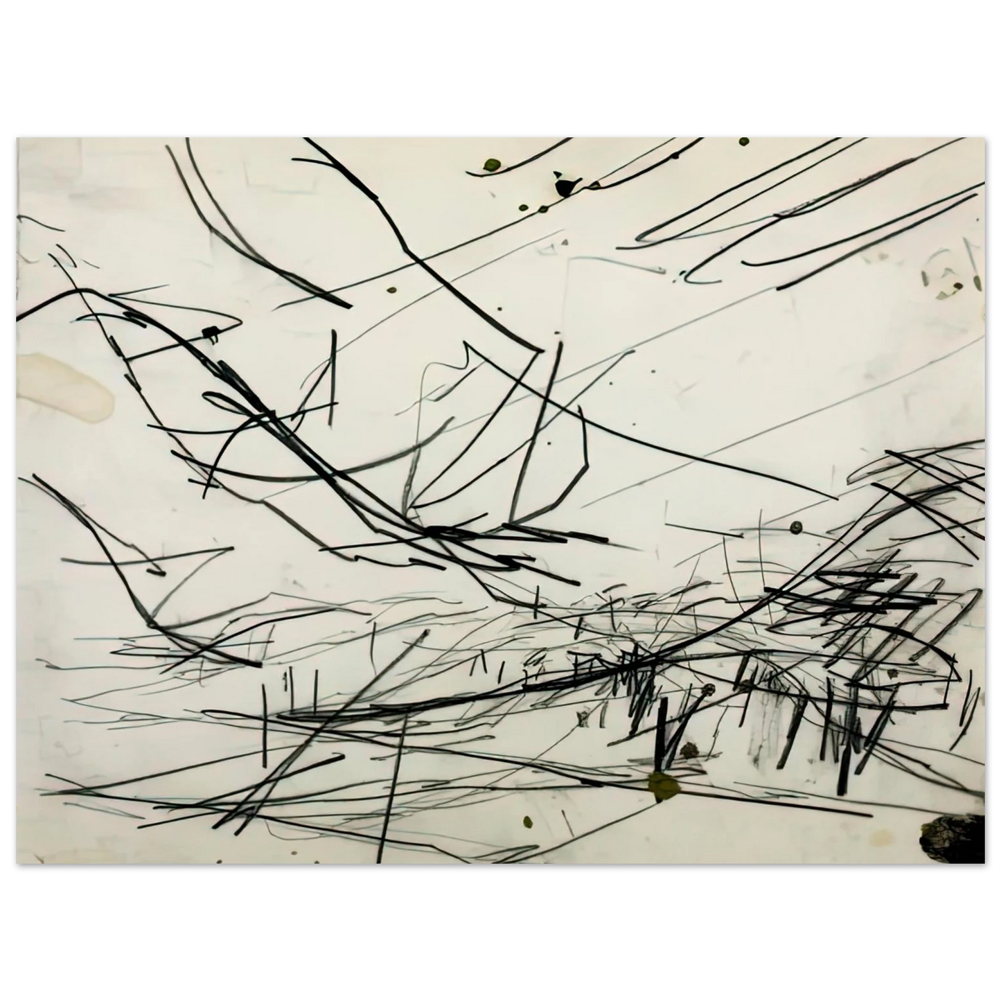 Frank Auerbach - WORKING DRAWING FOR PRIMROSE HILL  75x100 cm / 30x40inches Fine Art Poster