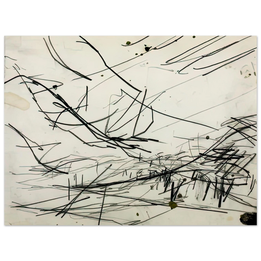 Frank Auerbach - WORKING DRAWING FOR PRIMROSE HILL  75x100 cm / 30x40inches Fine Art Poster