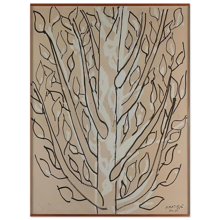 Henri Matisse - THE TREE 1951  75x100 cm / 30x40inches Fine Art Poster