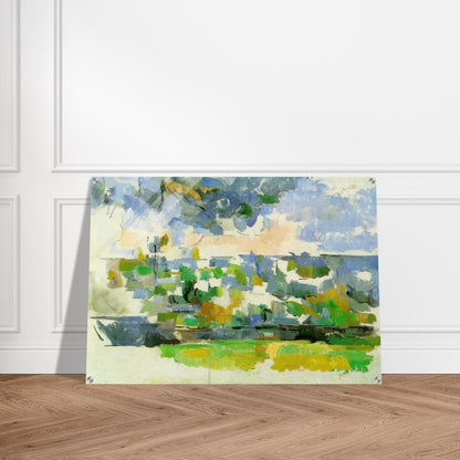 The Garden at Les Lauves - Paul Cézanne Acrylic Print - 70x100 cm / 28x40″ inches