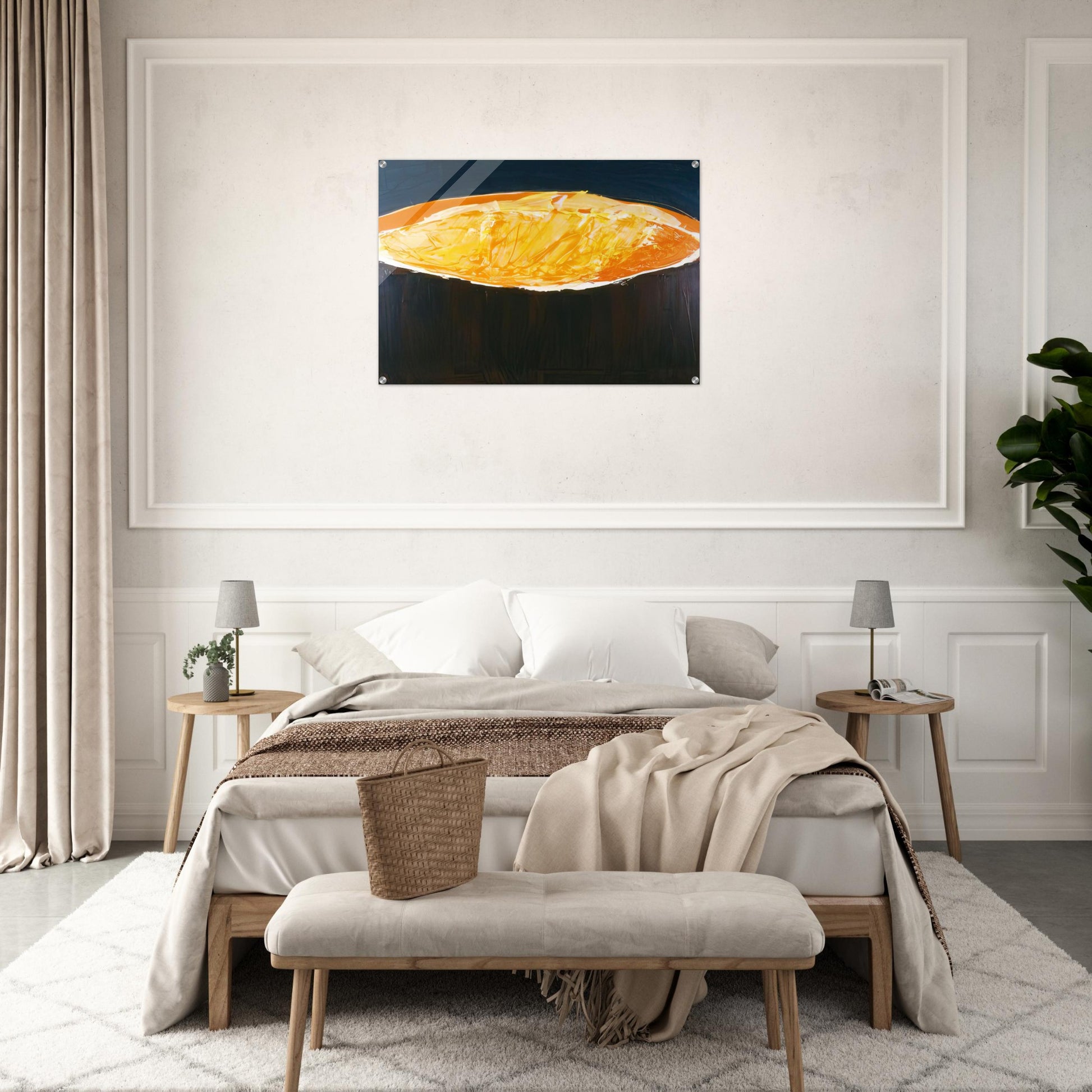 Volcano, The Heat - 1983 - Ronnie Landfield Acrylic Print - 70x100 cm / 28x40″ inches | Ronnie Landfield Wall Art | Ronnie Landfield Prints