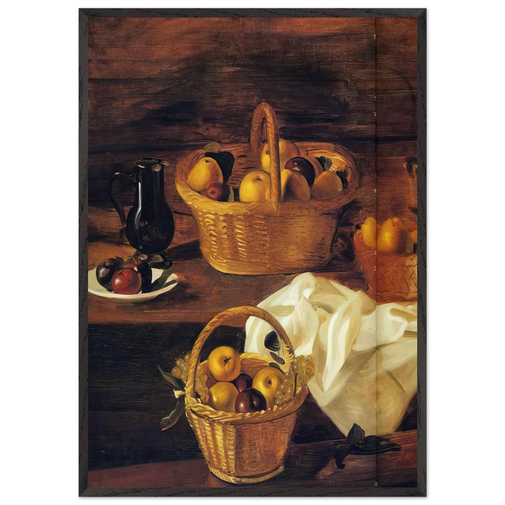 STILL LIFE 1 N1 - Andre Derain 70x100 cm / 28x40 inches Framed Art Print – Black Wooden Frame