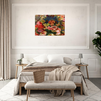 Flowers - Pierre-Auguste Renoir Acrylic Print - 70x100 cm / 28x40″ inches