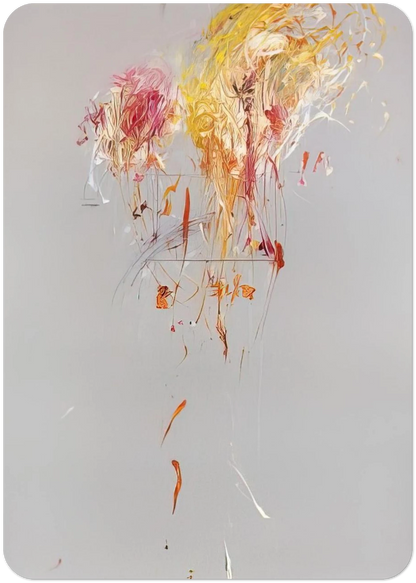 Nine Discourses on Commodus, Part IX By Cy Twombly Pack of 10 Post Cards | Cy Twombly Post Cards | A6 (10.5 x 14.8 cm) - 4.1 x 5.8 inches
