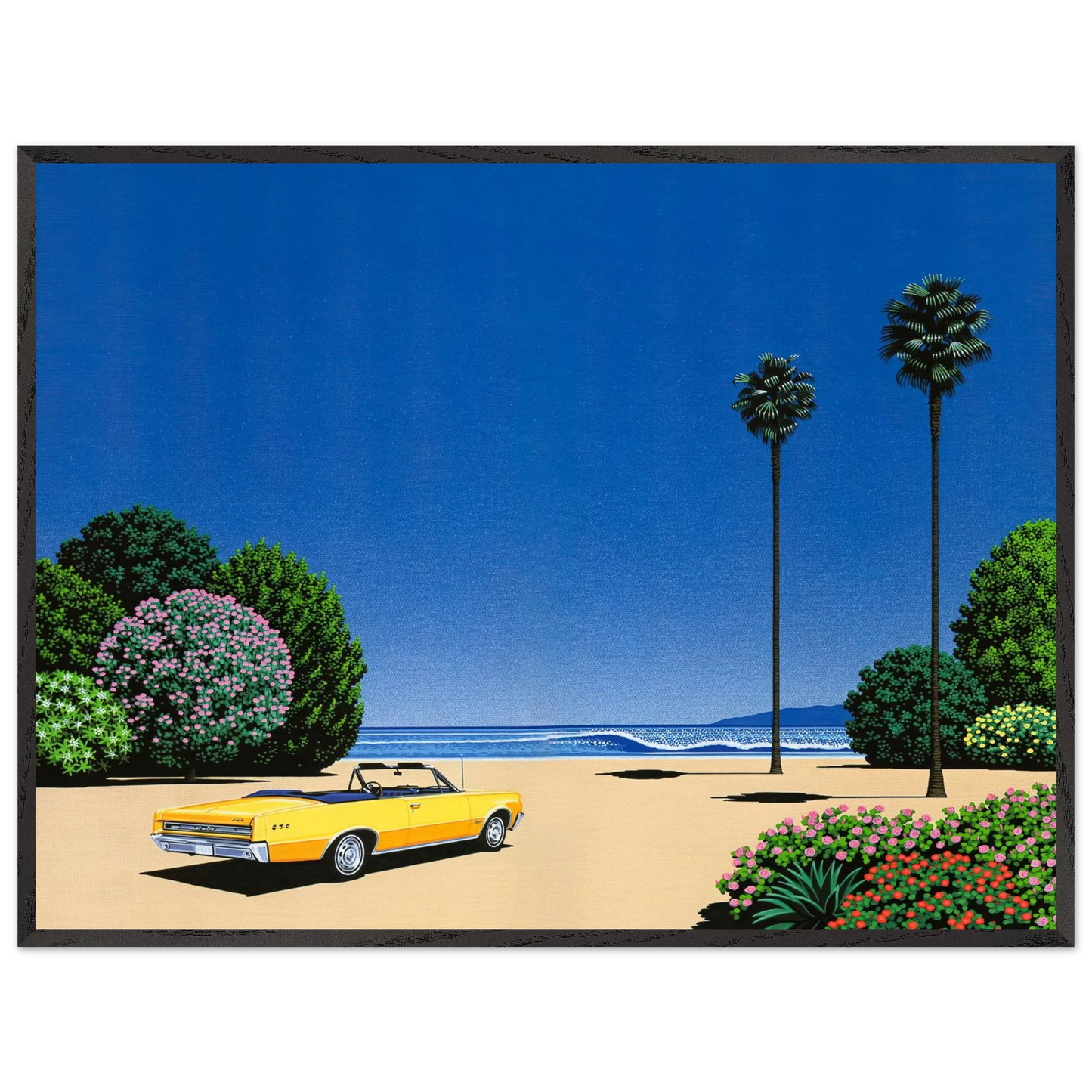 Hiroshi Nagai - Sweet Breeze Alt Coastline at LoverÃƒÂ¢Ã¢â€šÂ¬Ã¢â€žÂ¢s Point Wall Art - 30x40 cm / 12x16 inches - Fine Art Poster - -