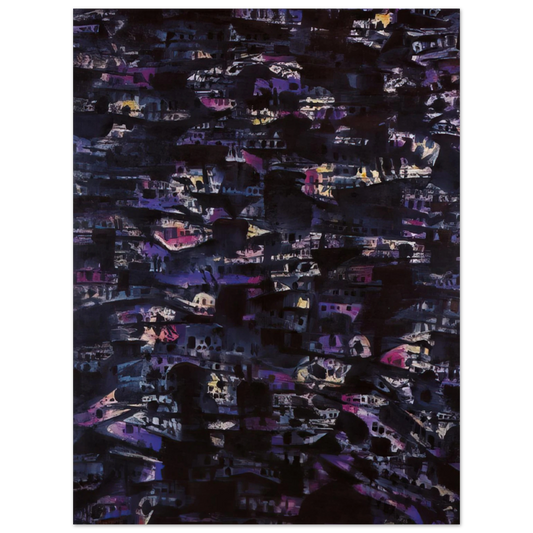Alfred Manessier - Favellas III - 1980  75x100 cm / 30x40inches Fine Art Poster