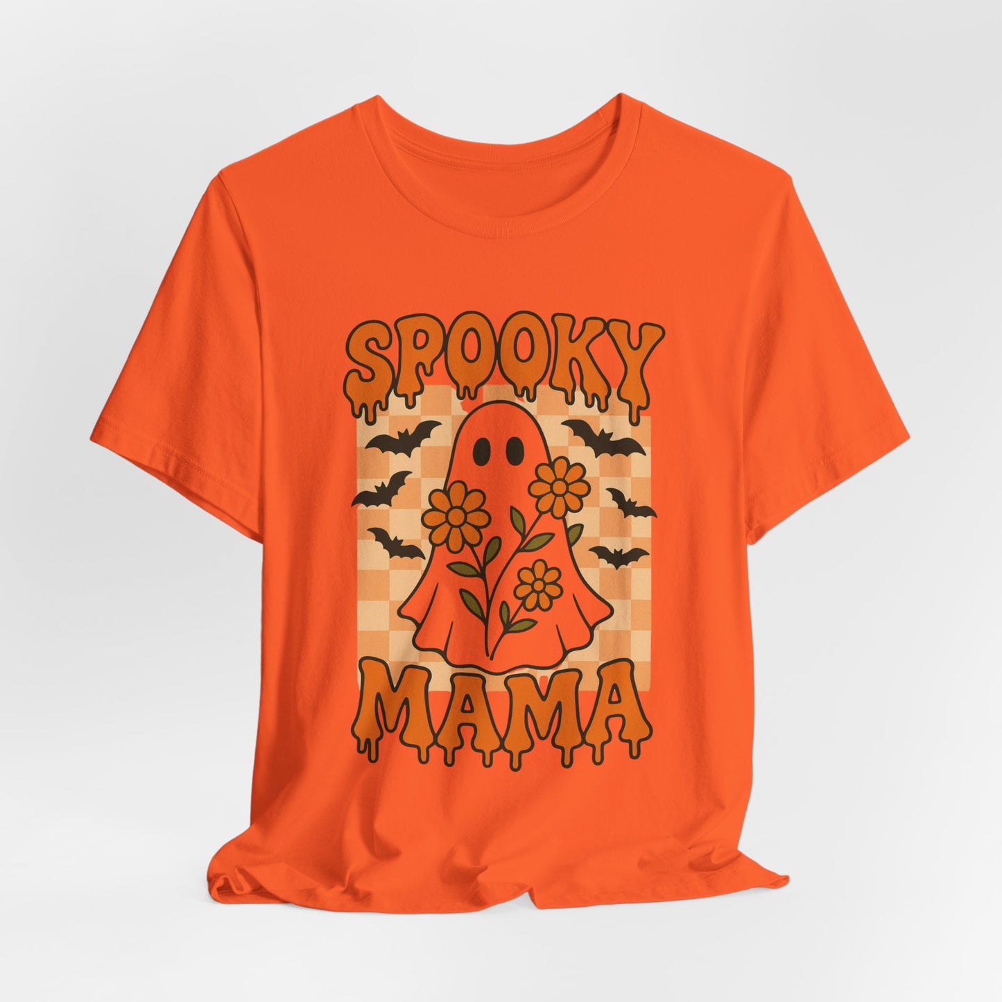 Spooky Mama Groovy Vintage Ghost Halloween Spooky Mom Mother
