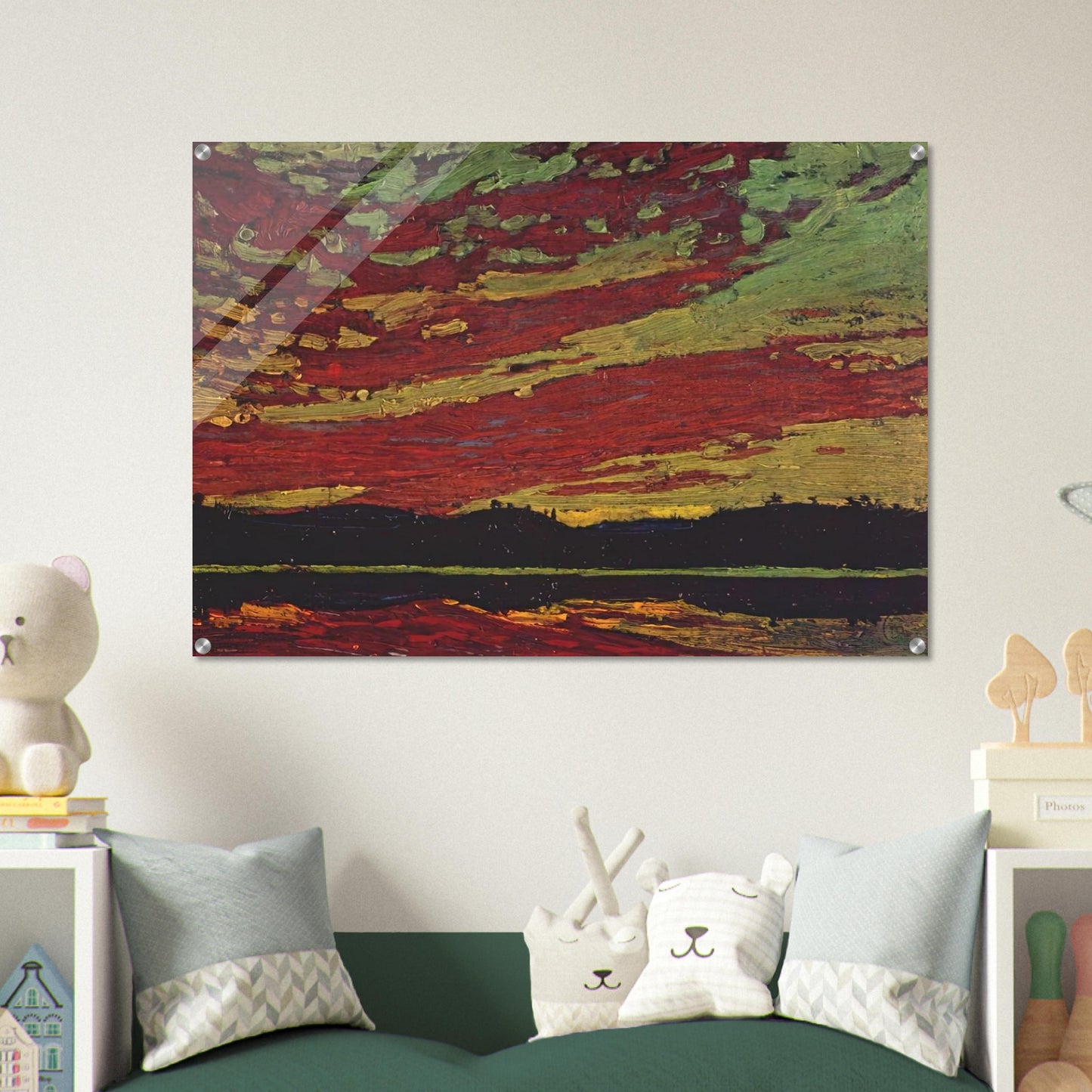 SUNSET 1915 - Tom Thomson Acrylic Print - 70x100 cm / 28x40″ inches
