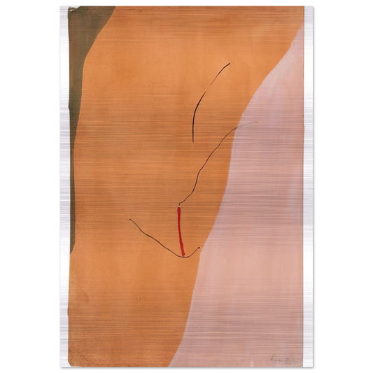 Sanguine Mood - 1971 - Helen Frankenthaler Brushed Aluminum Print - 70x100 cm / 28x40 inches | Helen Frankenthaler Aluminum Print | Helen Frankenthaler Prints