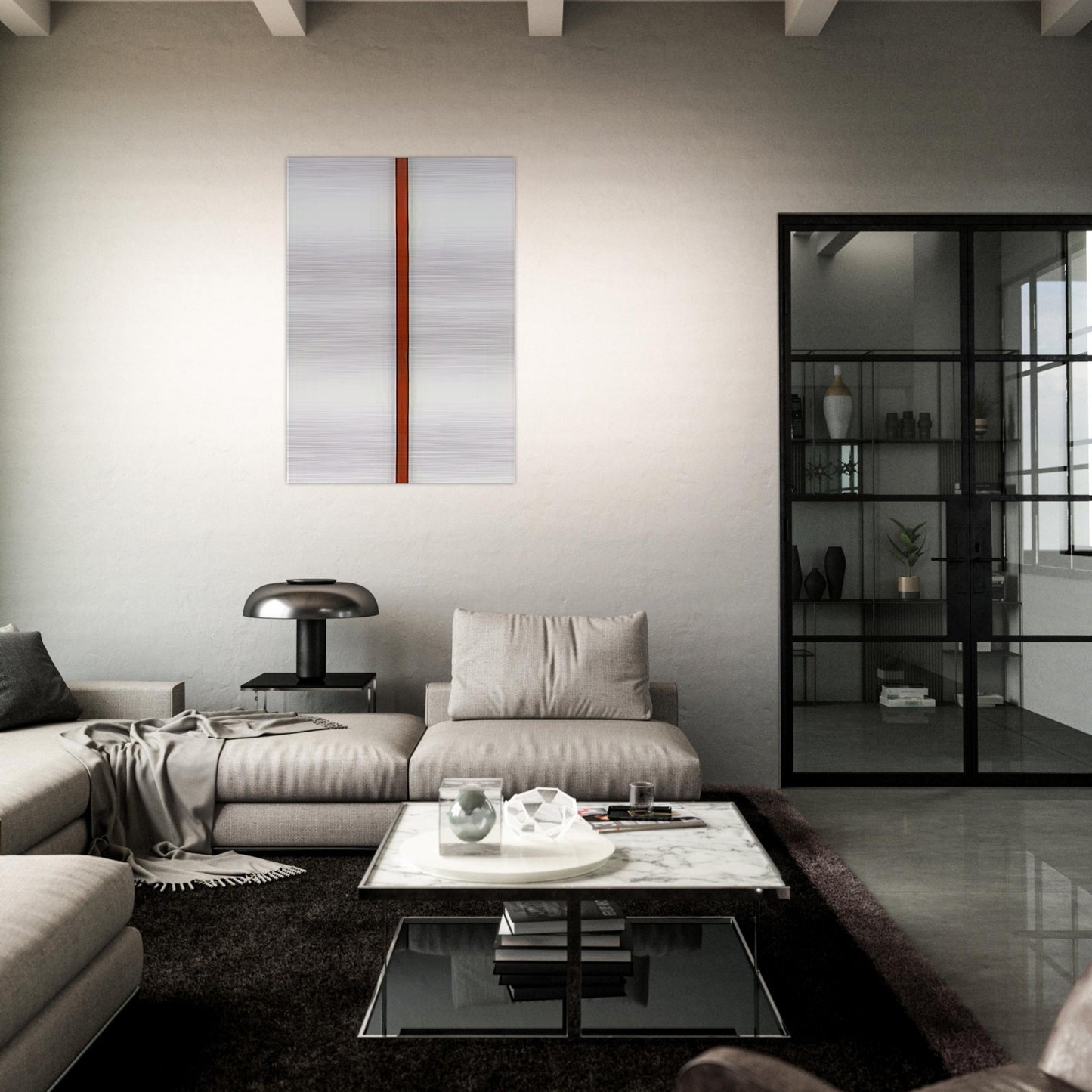The Wild - Barnett Newman Brushed Aluminum Print - 70x100 cm / 28x40 inches | Barnett Newman Aluminum Print | Barnett Newman Prints