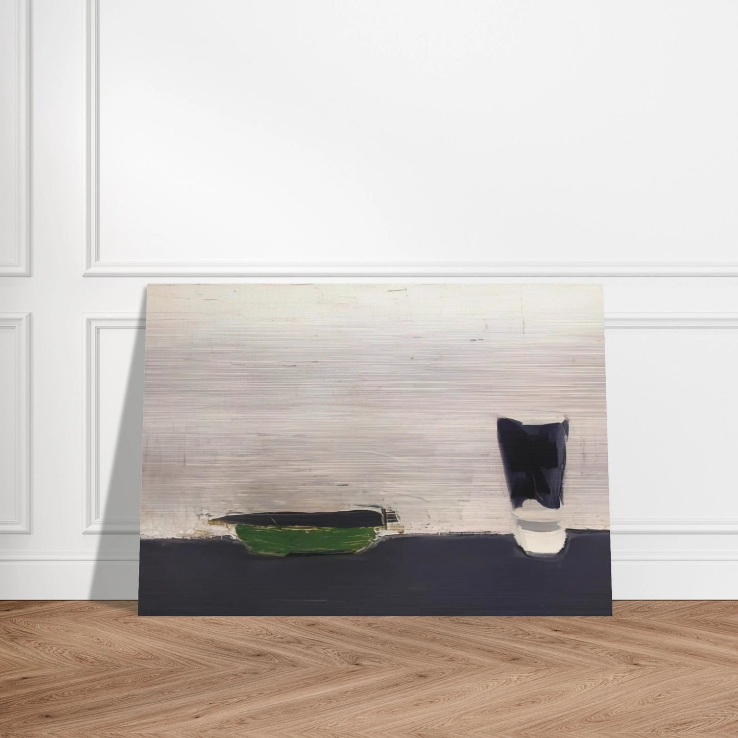 Nature morte au verre - 1954 - Nicolas de Stael Brushed Aluminum Print - 70x100 cm / 28x40 inches | Nicolas de Stael Aluminum Print | Nicolas de Stael Prints