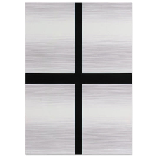 Trames 0°-90°---40 mm au trait et pleines - 1972 - Francois Morellet Brushed Aluminum Print - 70x100 cm / 28x40 inches | Francois Morellet Aluminum Print | Francois Morellet Prints
