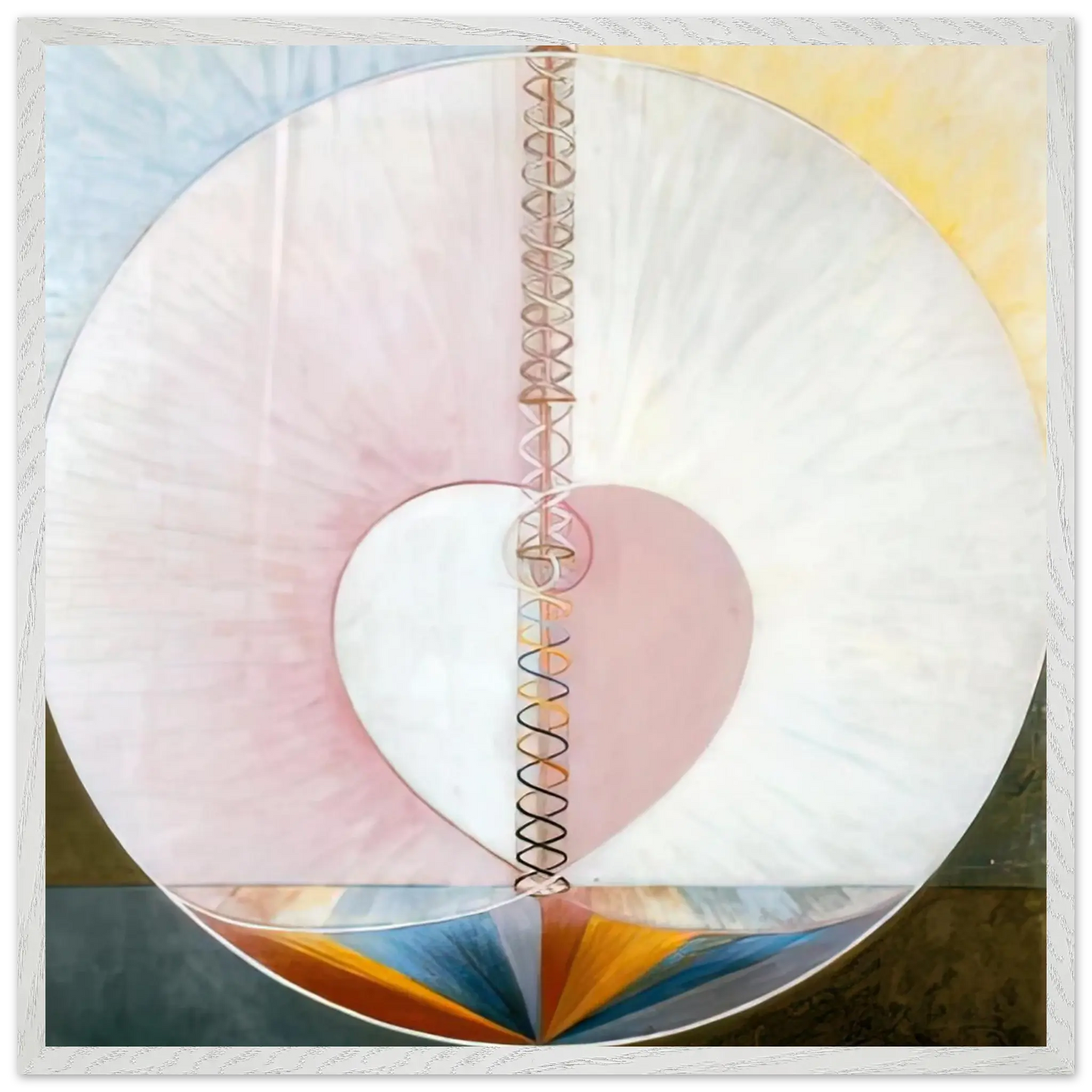 Hilma af Klint - WHAT A HUMAN BEING IS 1910 Wall art - A0 (84.1 x 118.9  cm) - Fine Art Poster - -