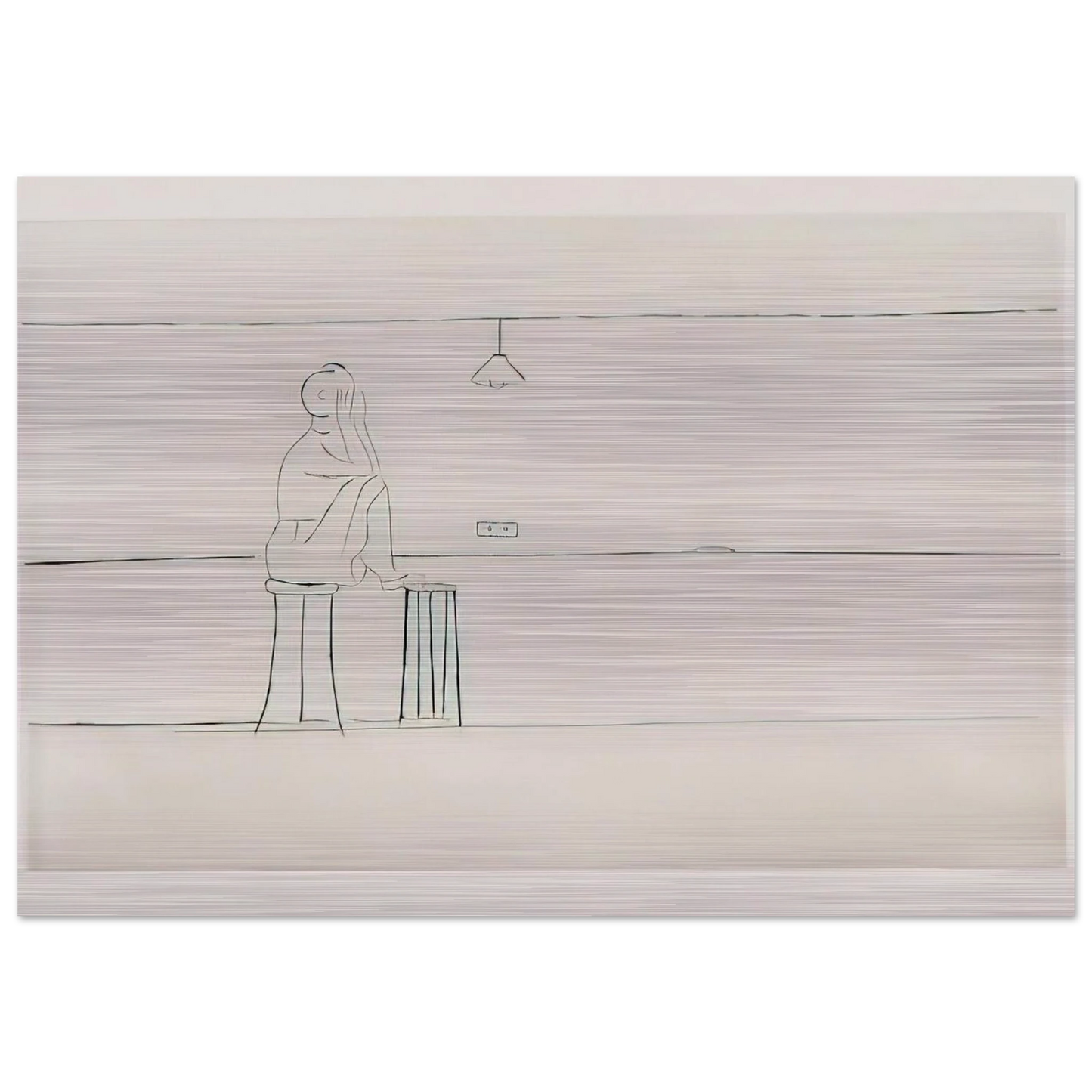 EMPTY NEST 1994 - Louise Bourgeois Brushed Aluminum Print - 70x100 cm / 28x40 inches | Louise Bourgeois Aluminum Print | Louise Bourgeois Prints