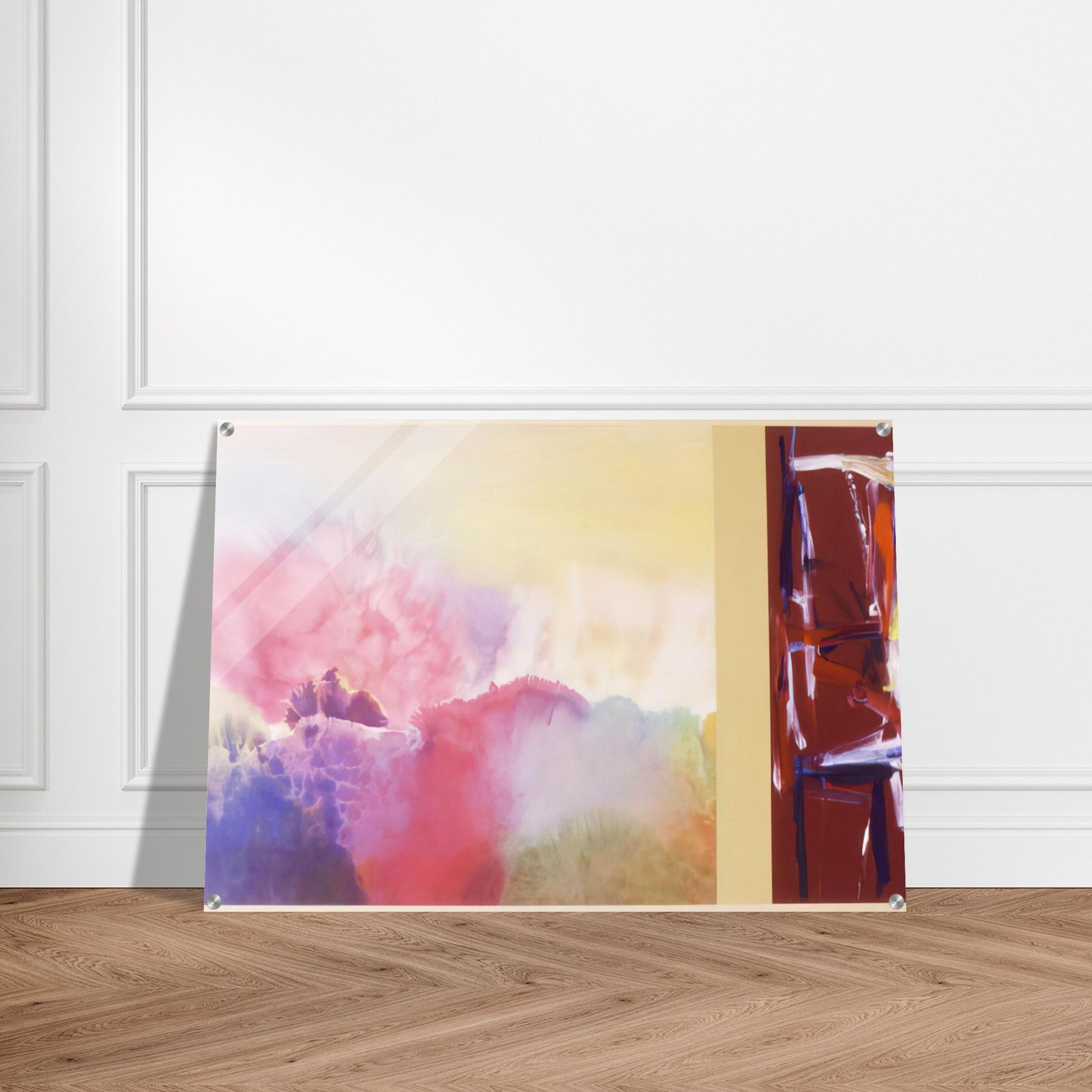 For Sara Teasdale - 1992 - Ronnie Landfield Acrylic Print - 70x100 cm / 28x40″ inches