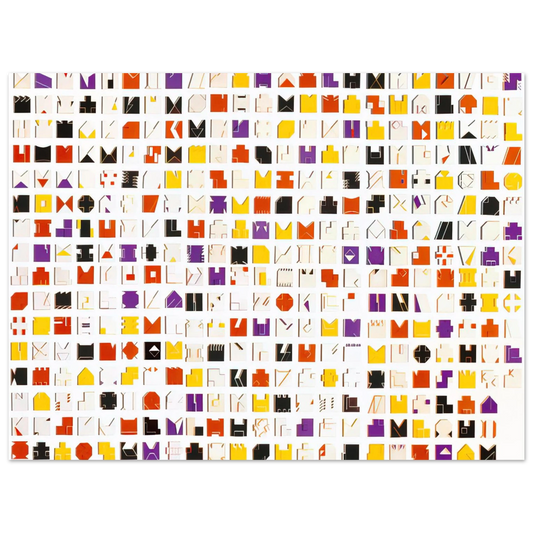 Lygia Pape - Book of Time - 1961  75x100 cm / 30x40inches Fine Art Poster