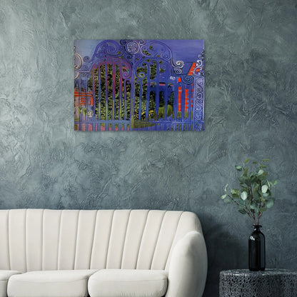 THE GRID 1930 - Raoul Dufy Brushed Aluminum Print - 70x100 cm / 28x40 inches | Raoul Dufy Aluminum Print | Raoul Dufy Prints