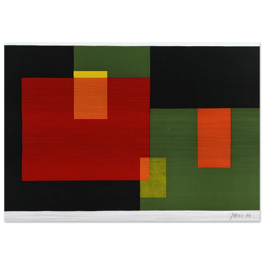 Untitled - 1966 - Johannes Itten Brushed Aluminum Print - 70x100 cm / 28x40 inches | Johannes Itten Aluminum Print | Johannes Itten Prints