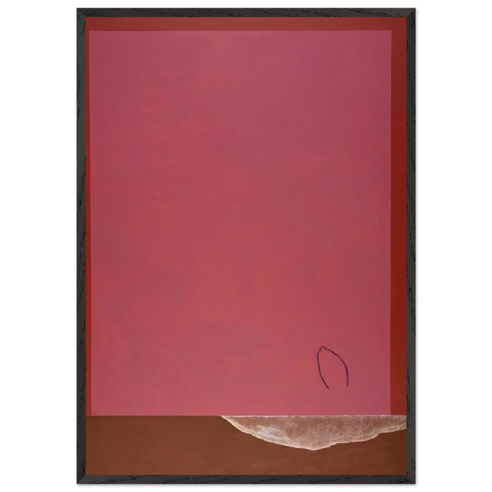 Infinity field Nemea Series 5 - 1973 - Theodoros Stamos 70x100 cm / 28x40 inches Framed Art Print – Black Wooden Frame