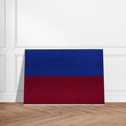 Blue and Red - Ellsworth Kelly Brushed Aluminum Print - 70x100 cm / 28x40 inches | Ellsworth Kelly Aluminum Print | Ellsworth Kelly Prints