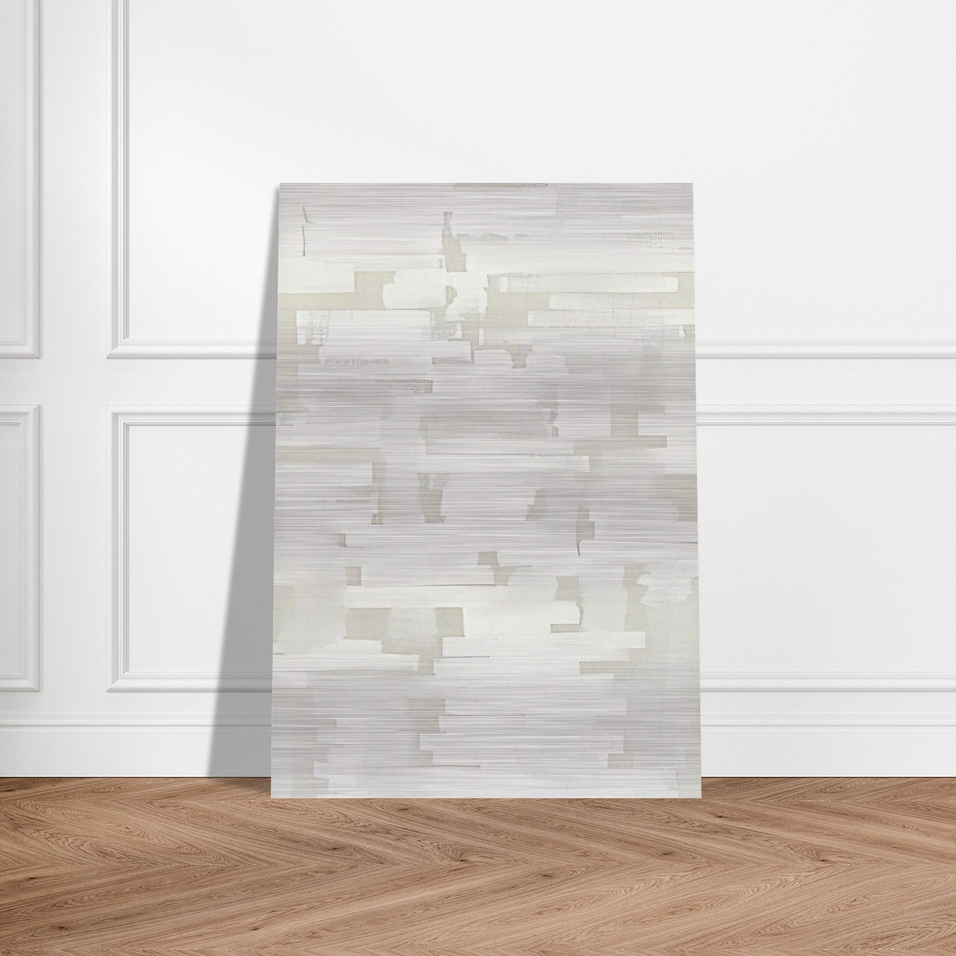 Number 107 - 1950 - Ad Reinhardt Brushed Aluminum Print - 70x100 cm / 28x40 inches | Ad Reinhardt Aluminum Print | Ad Reinhardt Prints