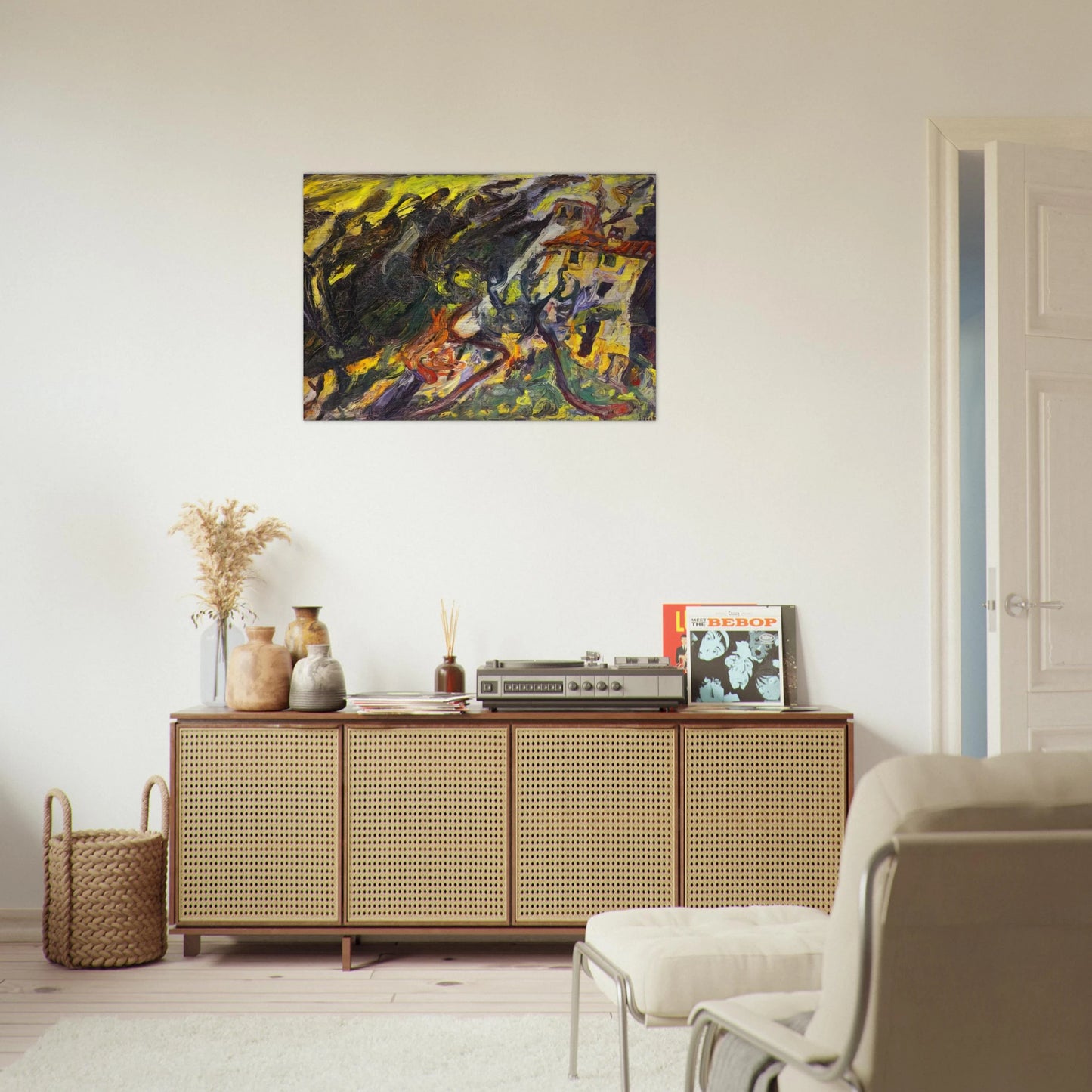 GORGE DE LOUP SUR VENCE - Chaim Soutine Brushed Aluminum Print - 70x100 cm / 28x40 inches | Chaim Soutine Aluminum Print | Chaim Soutine Prints