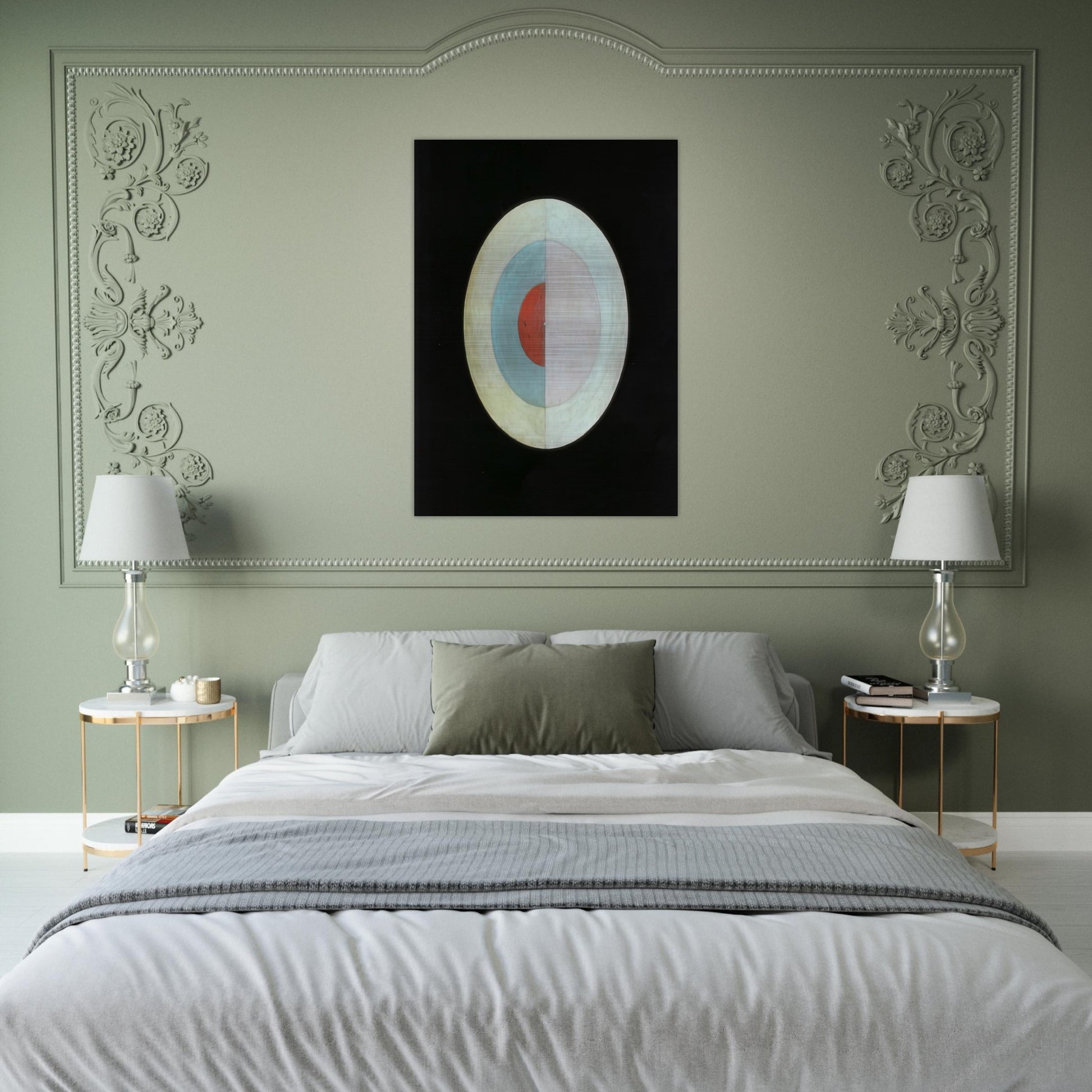 THE SWAN NO 16 1915 - Hilma af Klint Brushed Aluminum Print - 70x100 cm / 28x40 inches | Hilma af Klint Aluminum Print | Hilma af Klint Prints