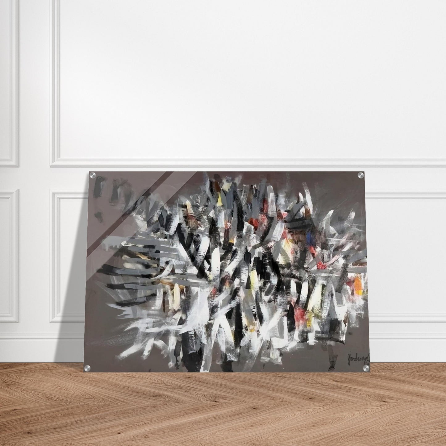Figure II - 2002 - Robert Goodnough Acrylic Print - 70x100 cm / 28x40″ inches