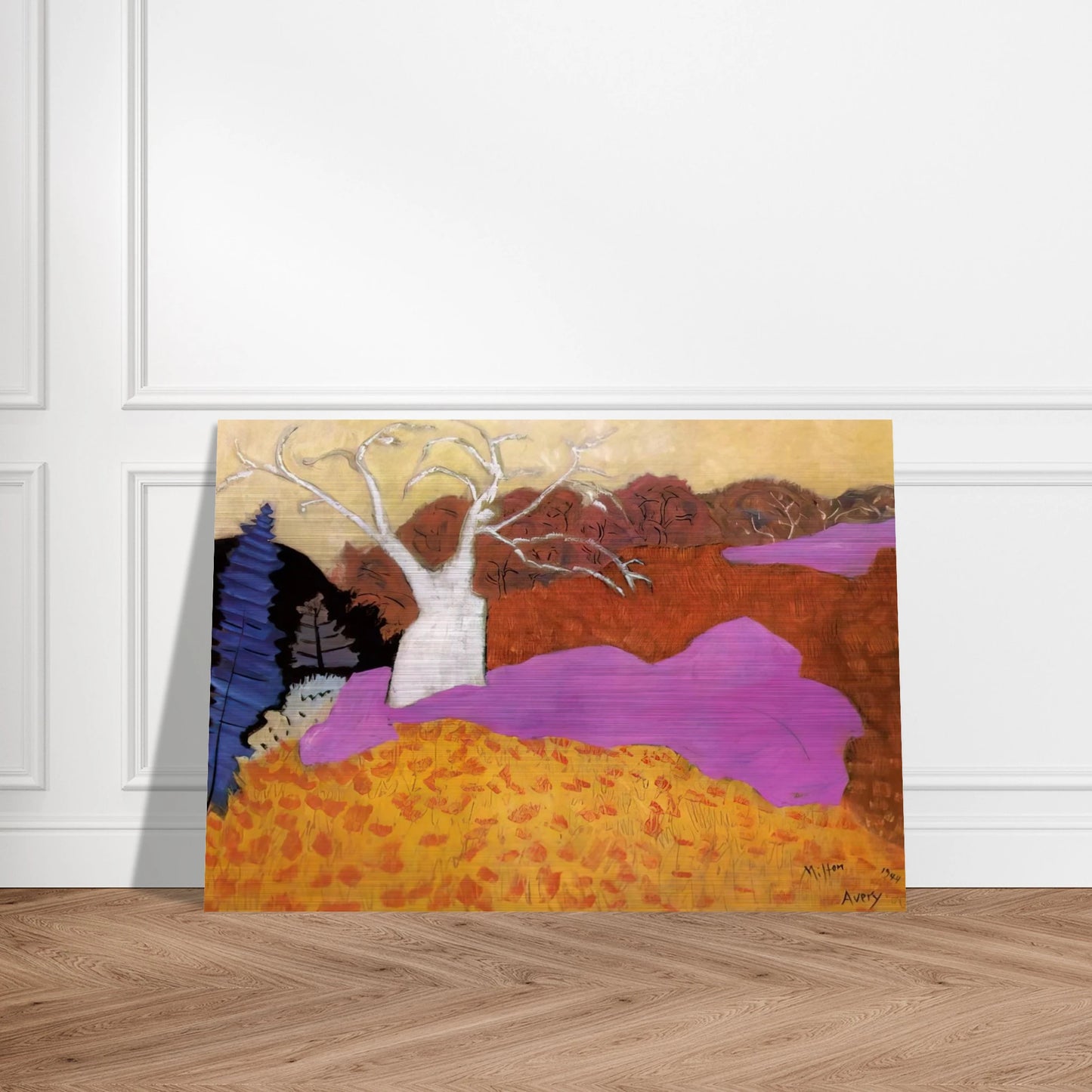 Autumn - 1944 - Milton Avery Brushed Aluminum Print - 70x100 cm / 28x40 inches | Milton Avery Aluminum Print | Milton Avery Prints