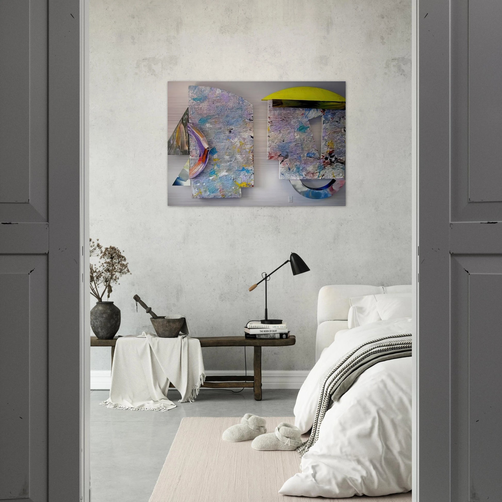 Ibis - Sam Gilliam Brushed Aluminum Print - 70x100 cm / 28x40 inches | Sam Gilliam Aluminum Print | Sam Gilliam Prints
