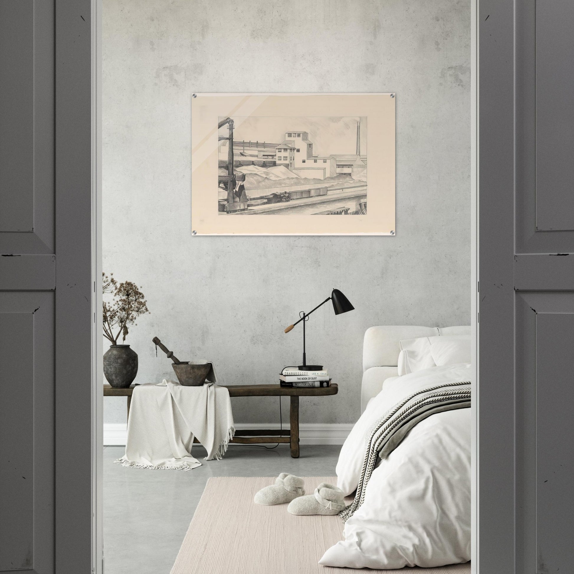 Industrial Series, #1 - 1928 - Charles Sheeler Acrylic Print - 70x100 cm / 28x40″ inches