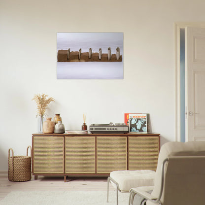 UNTITLED 1968 - Eva Hesse Brushed Aluminum Print - 70x100 cm / 28x40 inches | Eva Hesse Aluminum Print | Eva Hesse Prints