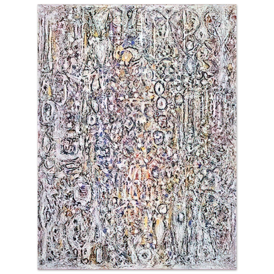 Richard Pousette-Dart - White Gothic No. 5  75x100 cm / 30x40inches Fine Art Poster