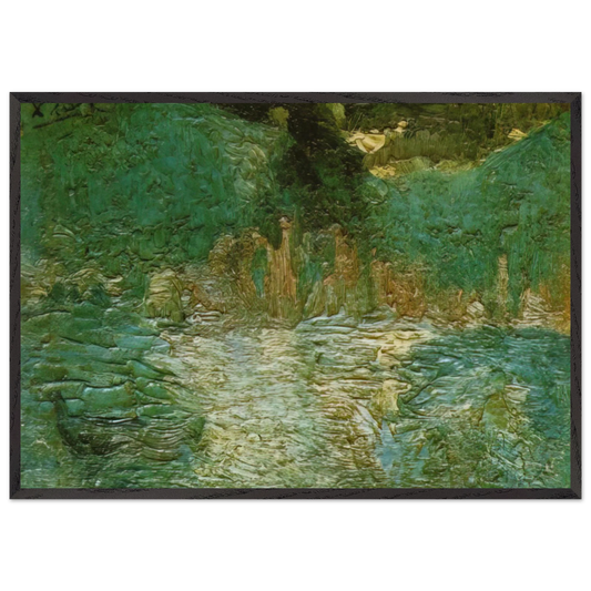 SEA VIEW 1919 - Salvador Dali 70x100 cm / 28x40 inches Framed Art Print – Black Wooden Frame