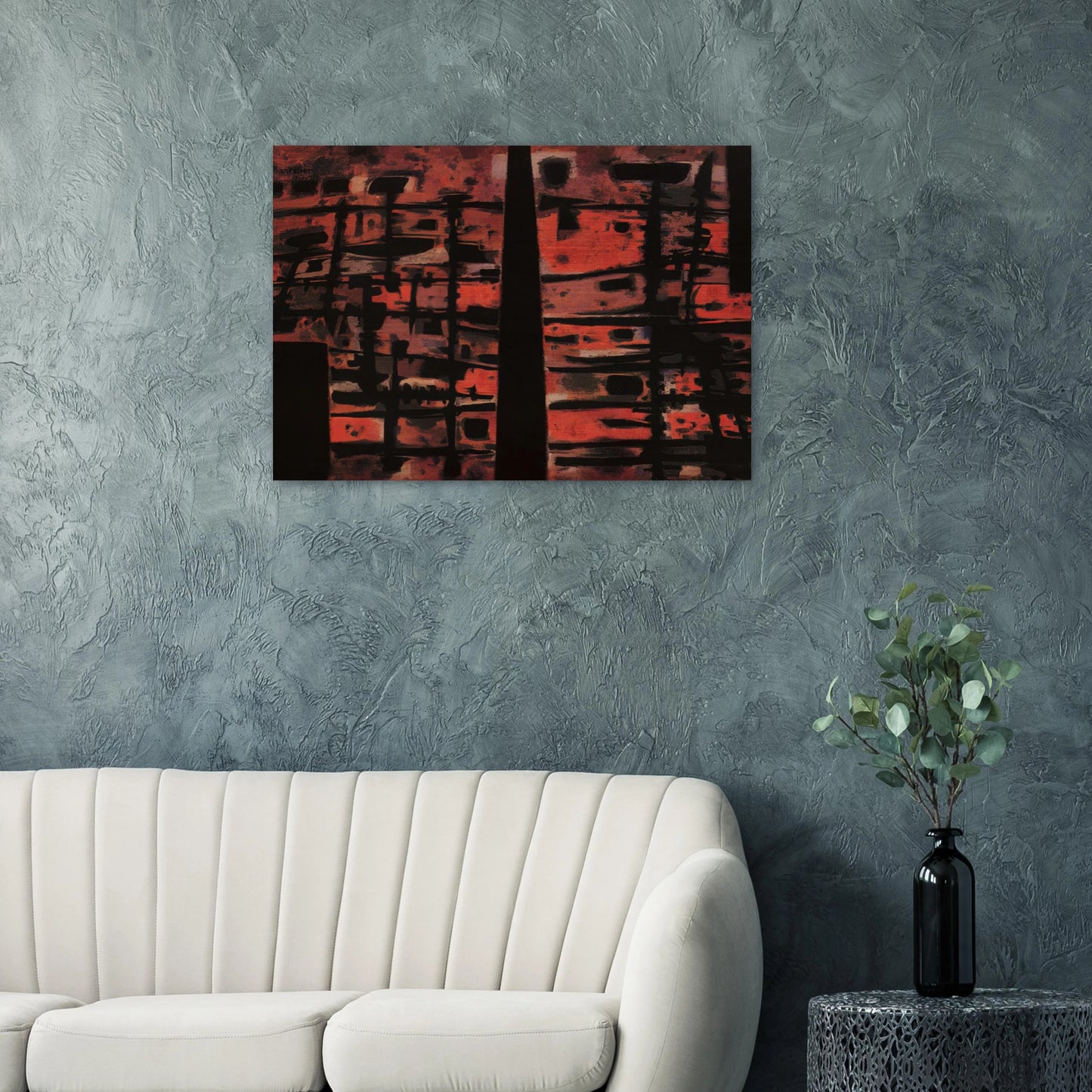 La Sixième Heure - 1958 - Alfred Manessier Brushed Aluminum Print - 70x100 cm / 28x40 inches | Alfred Manessier Aluminum Print | Alfred Manessier Prints