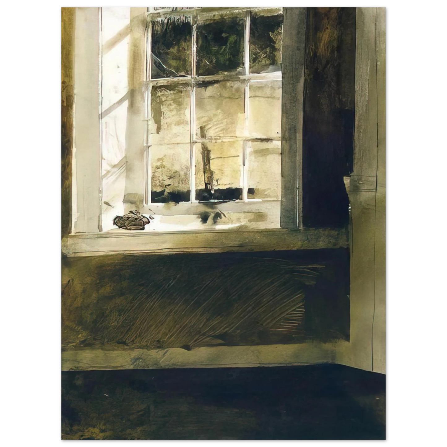 Andrew Wyeth - GROUNDHOG DAY 4 Wall Art - 30x40 cm / 12x16 inches - Fine Art Poster-canvas - -