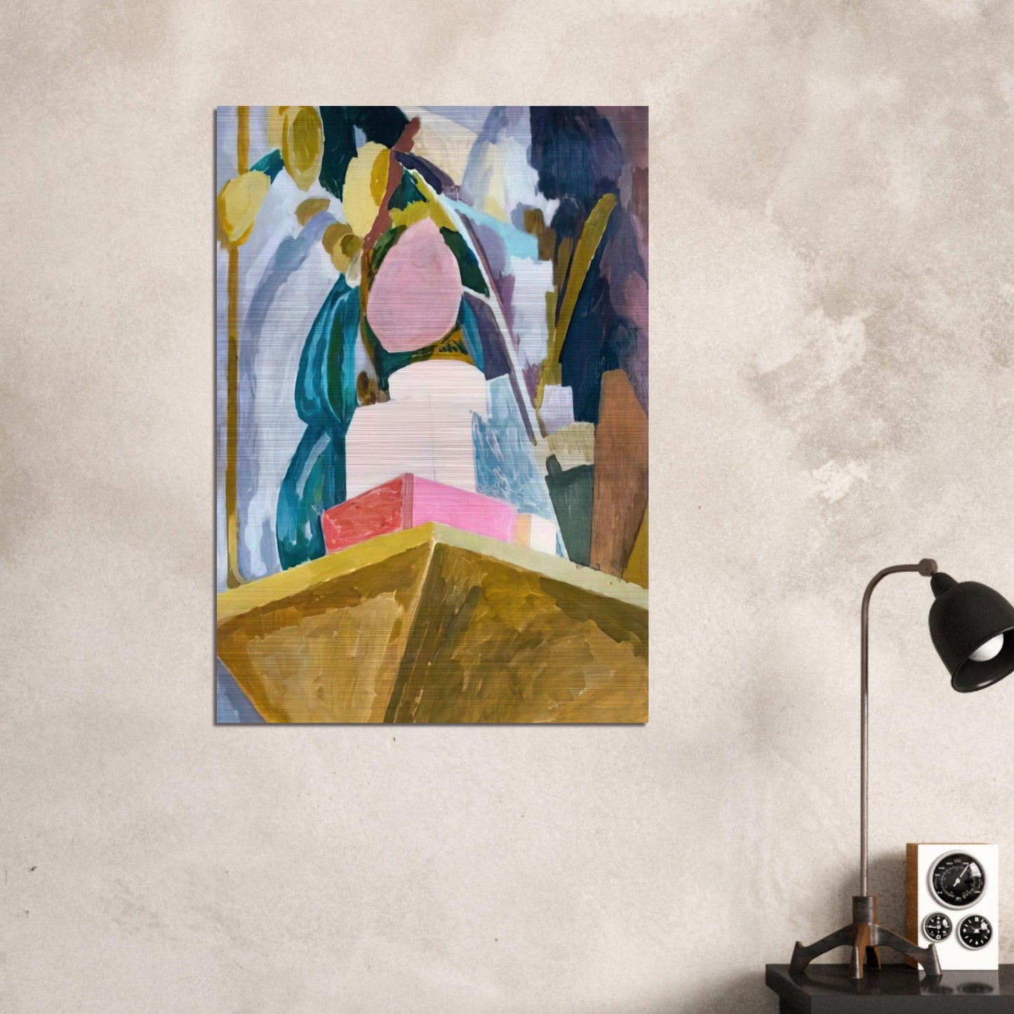 STILL LIFE ON CORNER OF A MANTELPIECE 1914 - Vanessa Bell Brushed Aluminum Print - 70x100 cm / 28x40 inches | Vanessa Bell Aluminum Print | Vanessa Bell Prints
