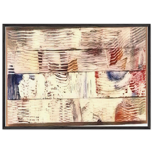 Water Surface - Sam Gilliam 70x100 cm / 28x40 inches Framed Art Print – Black Wooden Frame