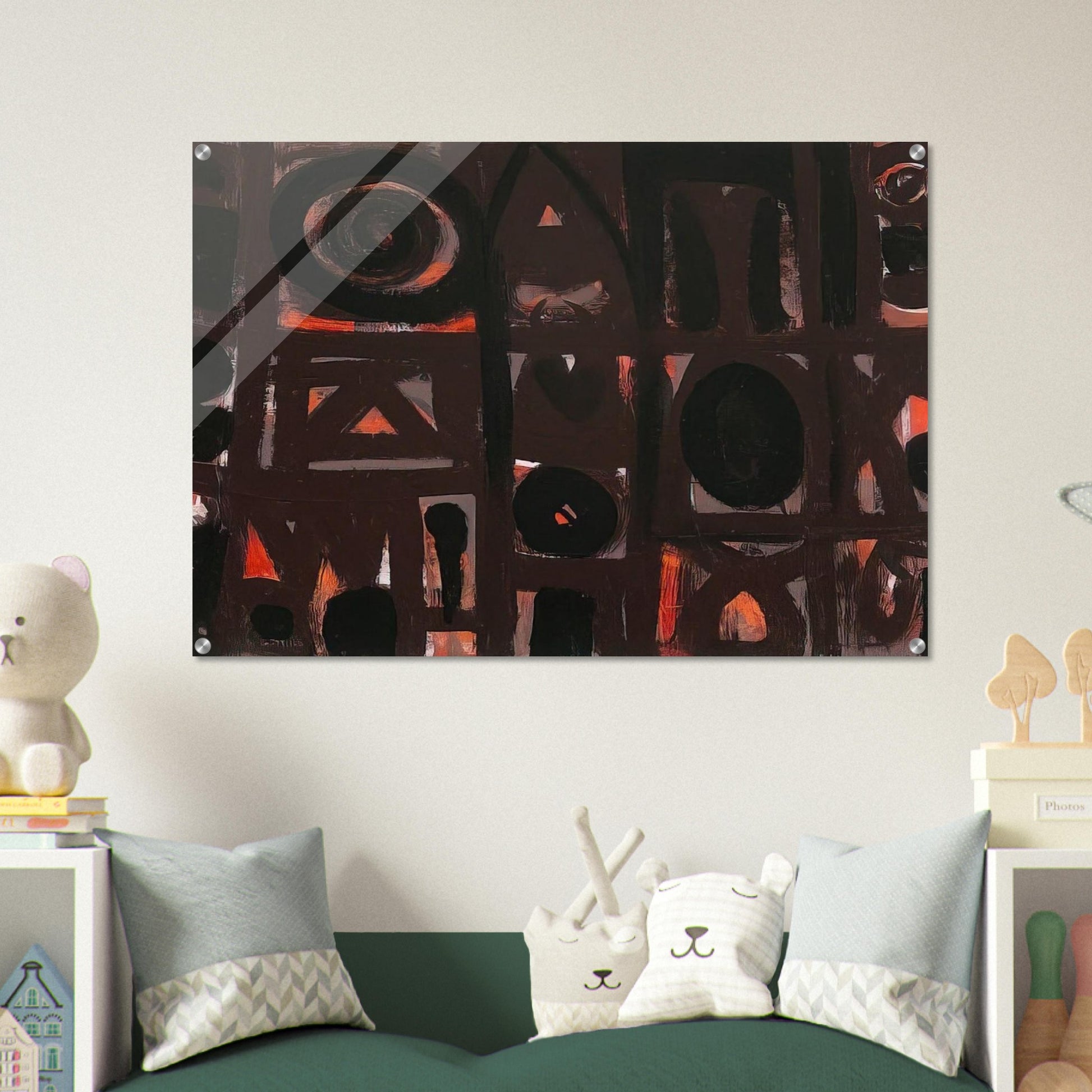 Night Forms - 1950 - Adolph Gottlieb Acrylic Print - 70x100 cm / 28x40″ inches