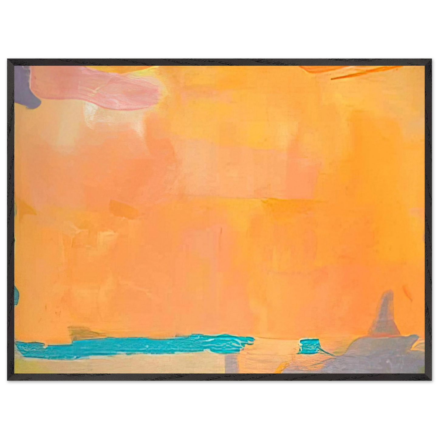 Helen Frankenthaler - Royal Fireworks - 1975 Wall art - 60x80 cm / 24x32 inches - Fine Art Poster-canvas - -