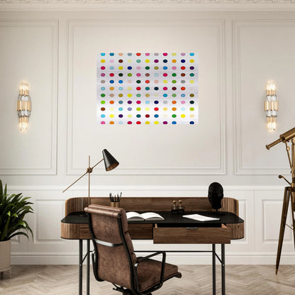 LSD - Damien Hirst Brushed Aluminum Print - 70x100 cm / 28x40 inches | Damien Hirst Aluminum Print | Damien Hirst Prints