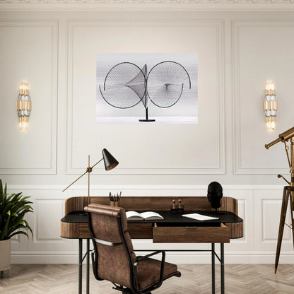Hyperbolic surfaces - 1959 - Tomas Maldonado Brushed Aluminum Print - 70x100 cm / 28x40 inches | Tomas Maldonado Aluminum Print | Tomas Maldonado Prints