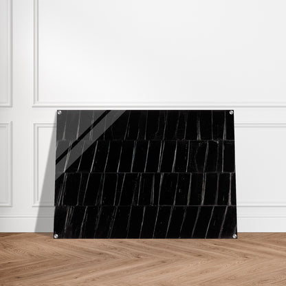 Peinture 324 x 362 cm, 1985 Polyptyque C - 1985 - Pierre Soulages Acrylic Print - 70x100 cm / 28x40″ inches