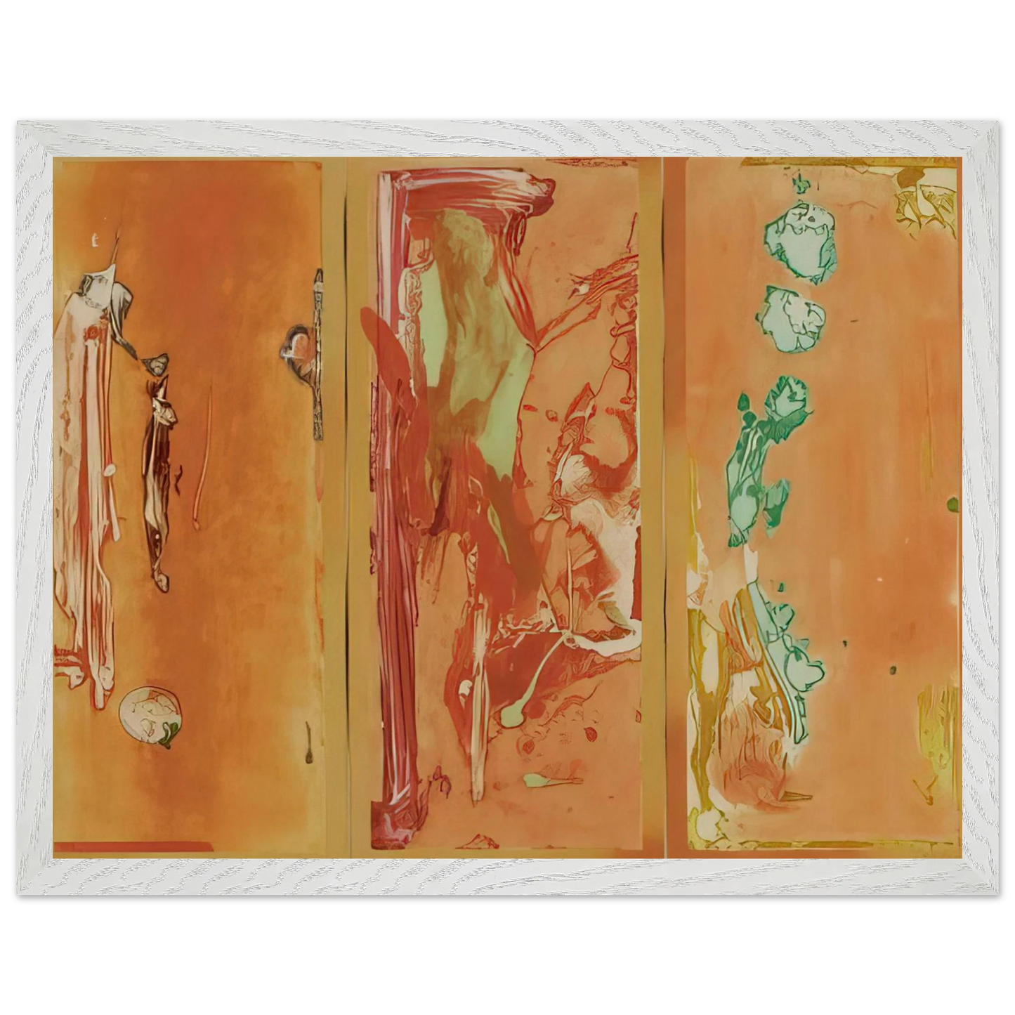 Helen Frankenthaler - Gateway - 1988 Wall art - 70x100 cm / 28x40 inches - Premium Wooden Framed Poster With Fine Art Paper-canvas - Wood frame