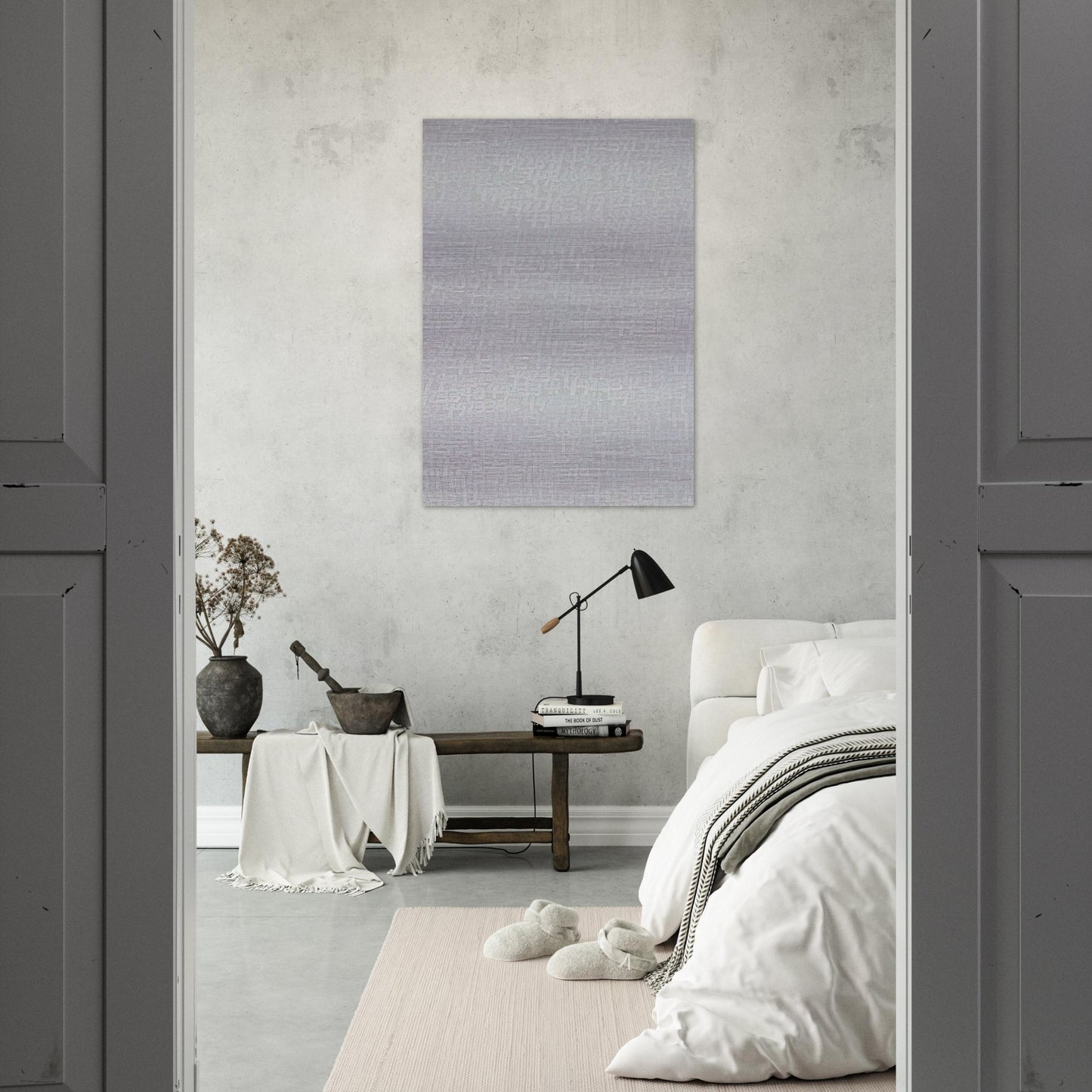19651 - ∞, Detail 4914800 - 4932016 - Conceptual Art - Roman Opalka Brushed Aluminum Print - 70x100 cm / 28x40 inches | Roman Opalka Aluminum Print | Roman Opalka Prints