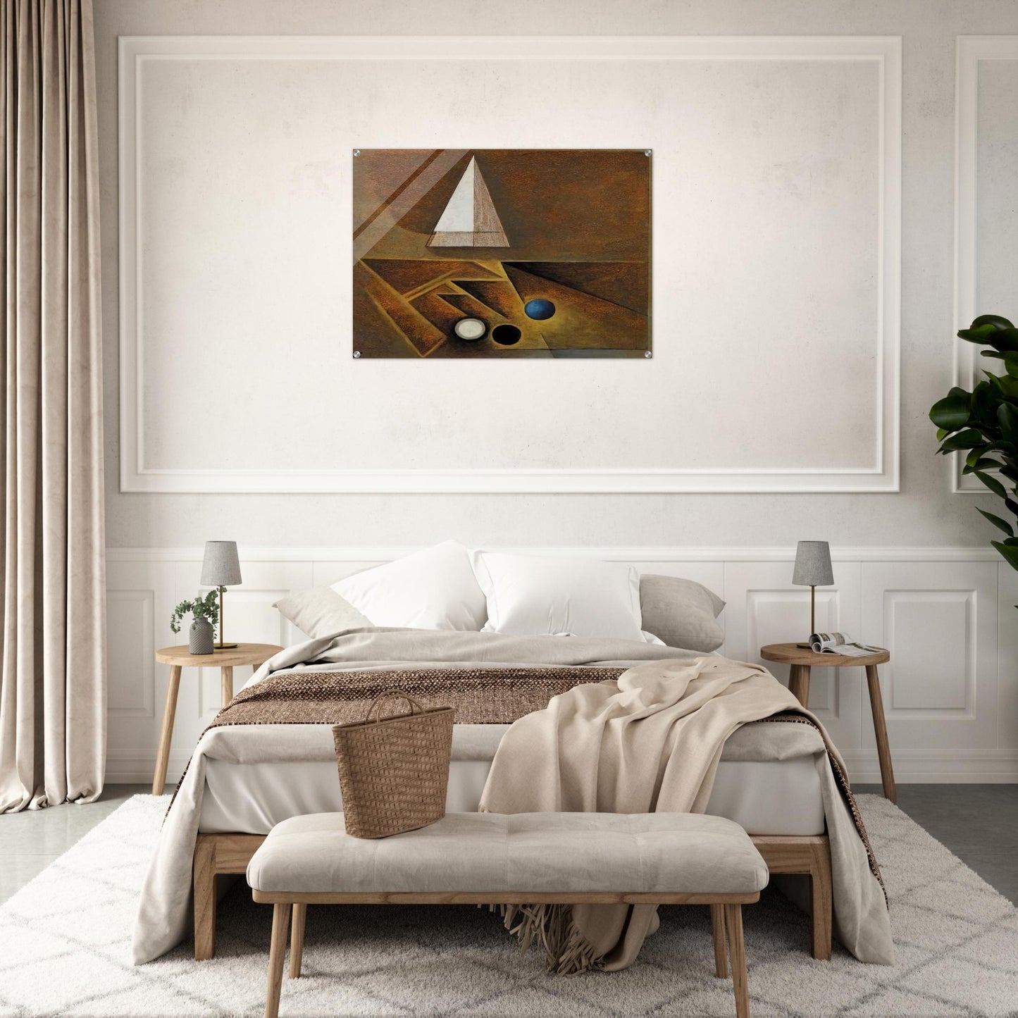 Sketch Painted in Santa Fe, New Mexico - 1944 - Lawren Harris Acrylic Print - 70x100 cm / 28x40″ inches